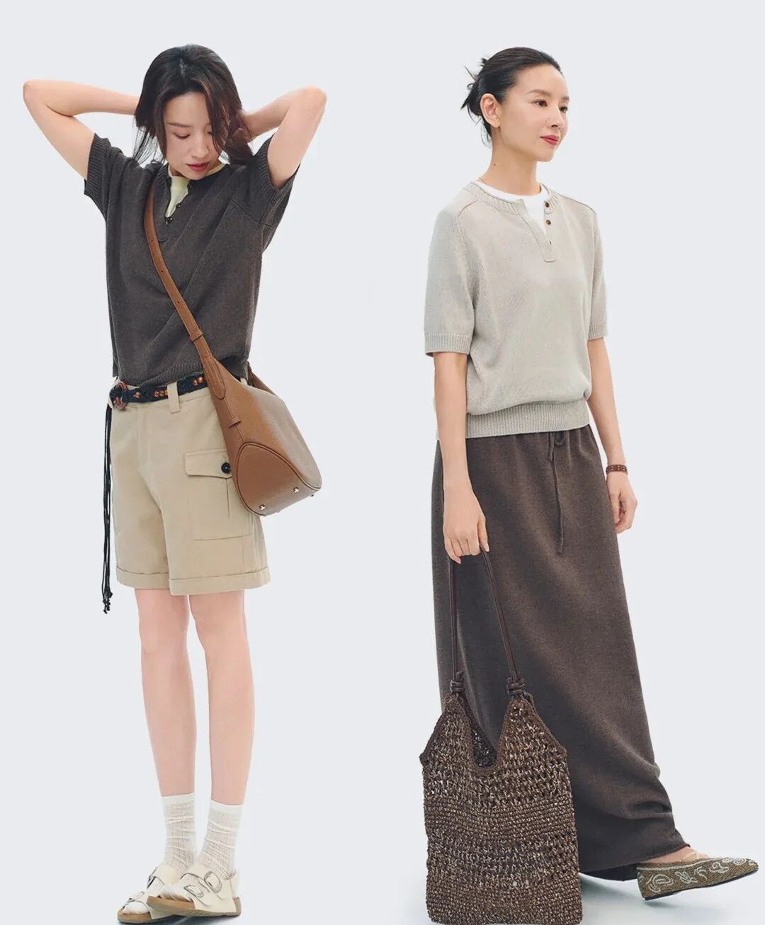 袁泉董洁穿搭技巧_衣品 女明星_极简高智风穿搭